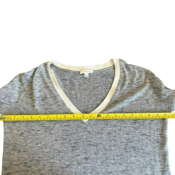 Aritzia Wilfred Heathered Gray‎ Sherbrooke Light Oversized Sweater Womens XXS - Picture 3 of 4